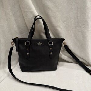 Kate Spade Black Leather Satchel